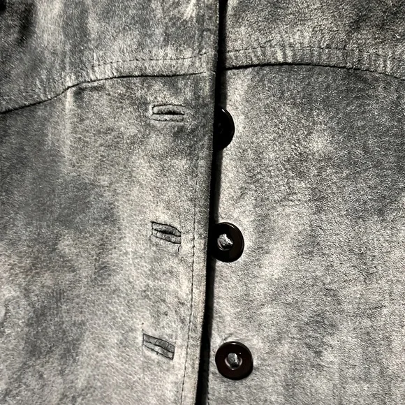 Vintage suede blazer - Picture 4 of 7